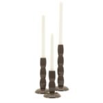 Kaarsenhouder Prinz dark | Taupe