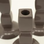 Kaarsenhouder Prinz dark | Taupe