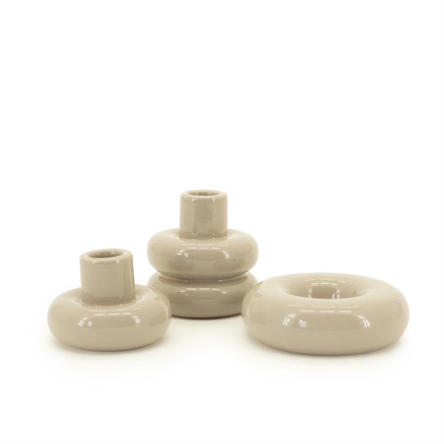 Theelichtset Float | Taupe