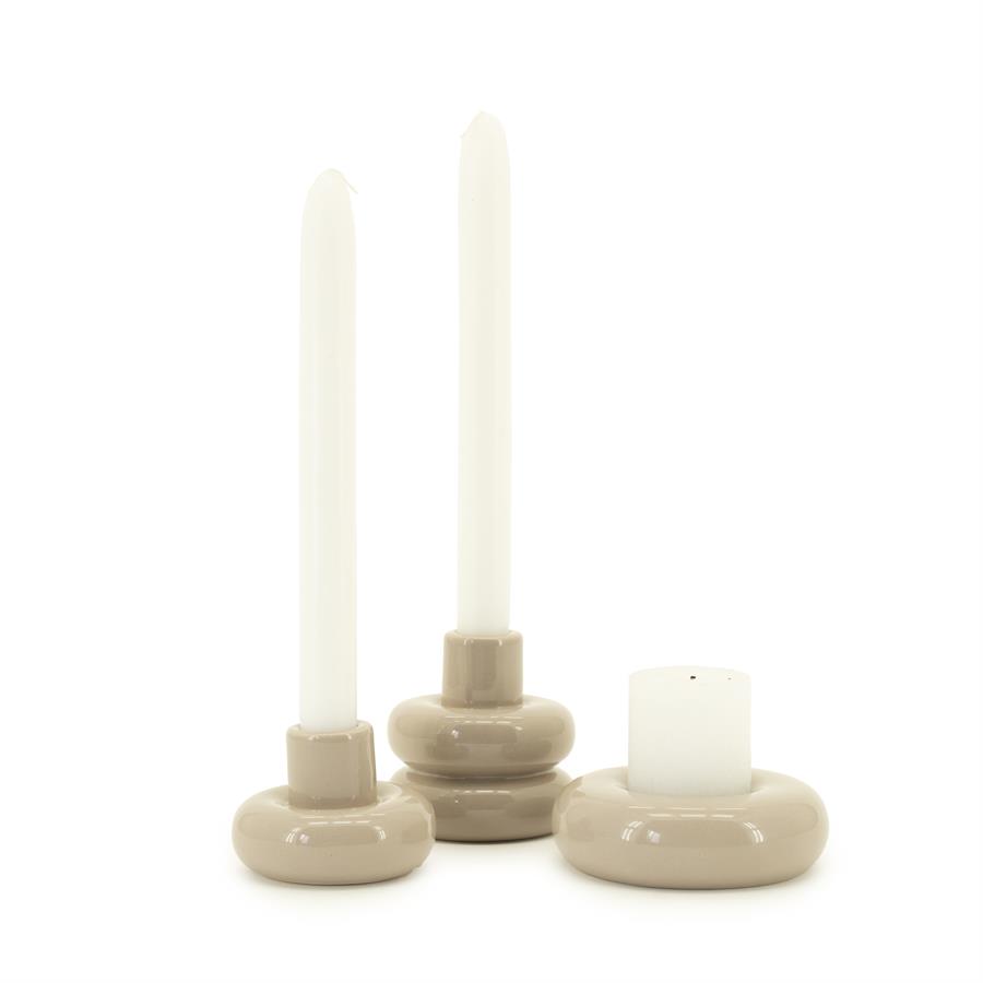 Theelichtset Float | Taupe