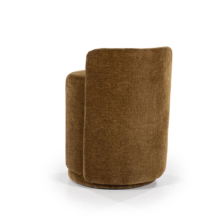 Poef Marque | Mosterdgeel