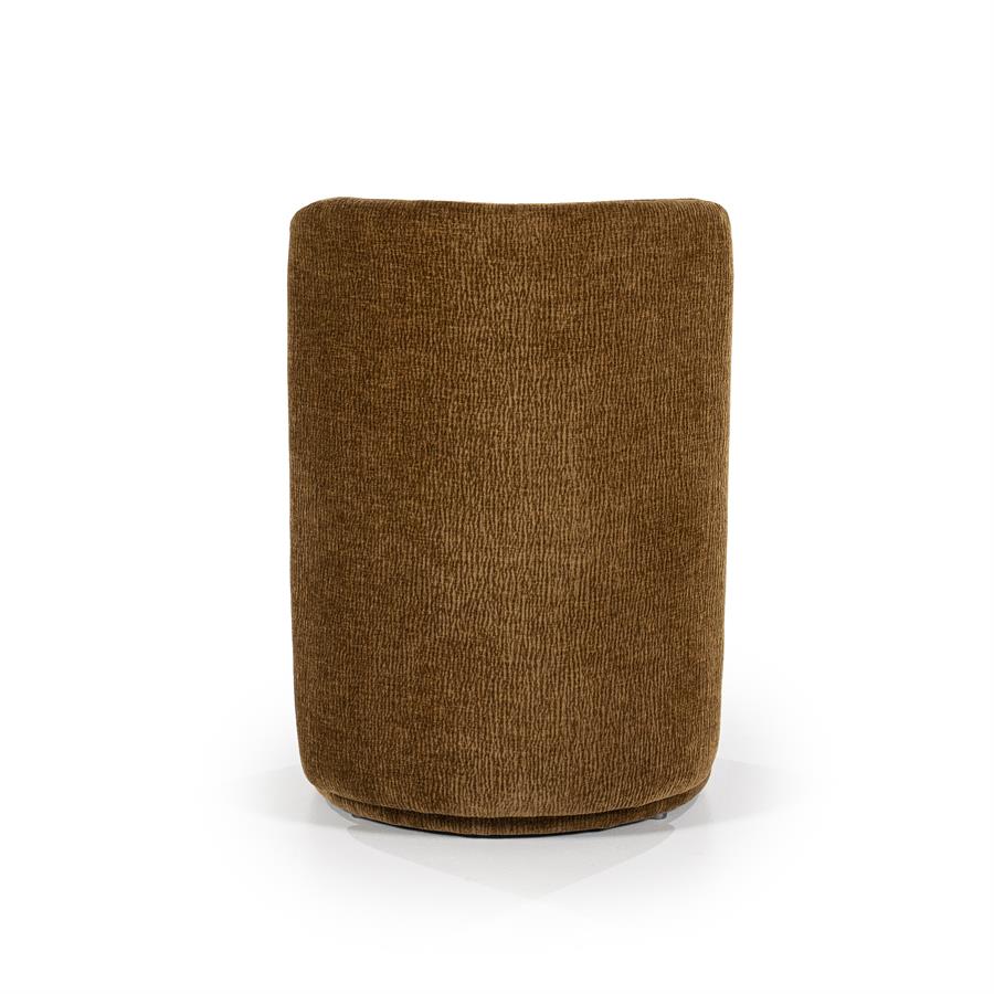 Poef Marque | Mosterdgeel