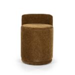 Poef Marque | Mosterdgeel