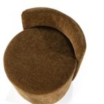 Poef Marque | Mosterdgeel