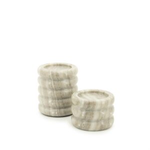 Theelicht Set/2 Paloma | Bruin
