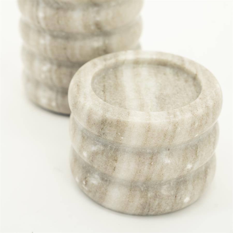 Theelicht Set/2 Paloma | Bruin