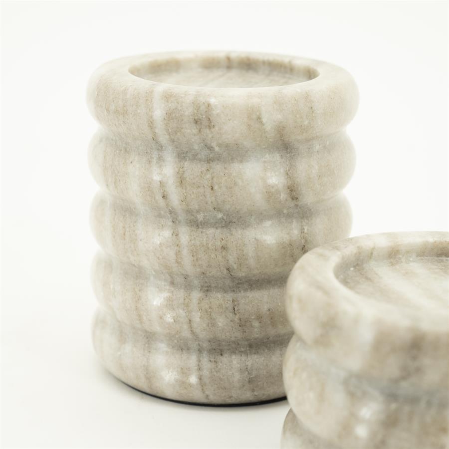 Theelicht Set/2 Paloma | Bruin