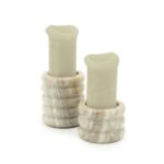 Theelicht Set/2 Paloma | Bruin