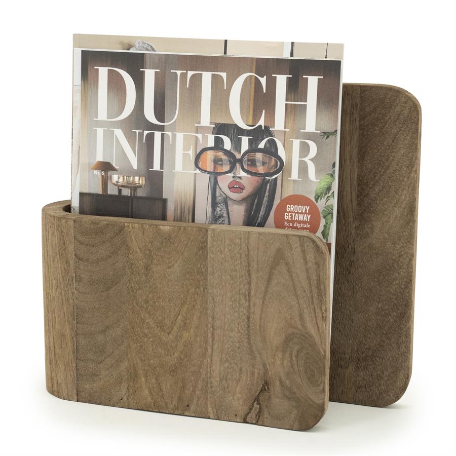 Tijdschrifthouder Yomu | Bruin