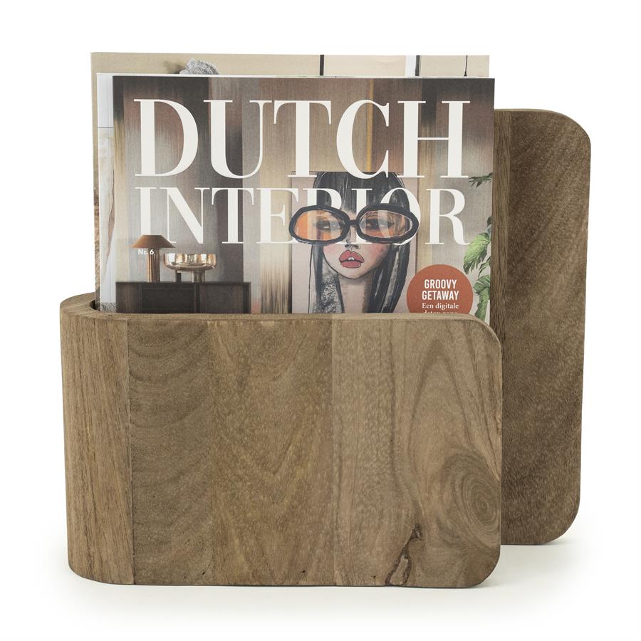 Tijdschrifthouder Yomu | Bruin