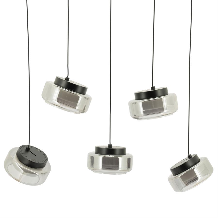 Hanglamp Pivot cluster Rechthoek | Grijs