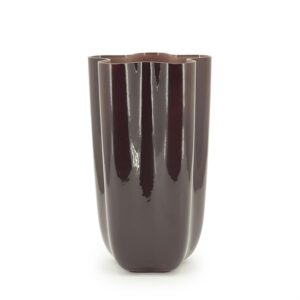 Vaas Flori plum | Bruin