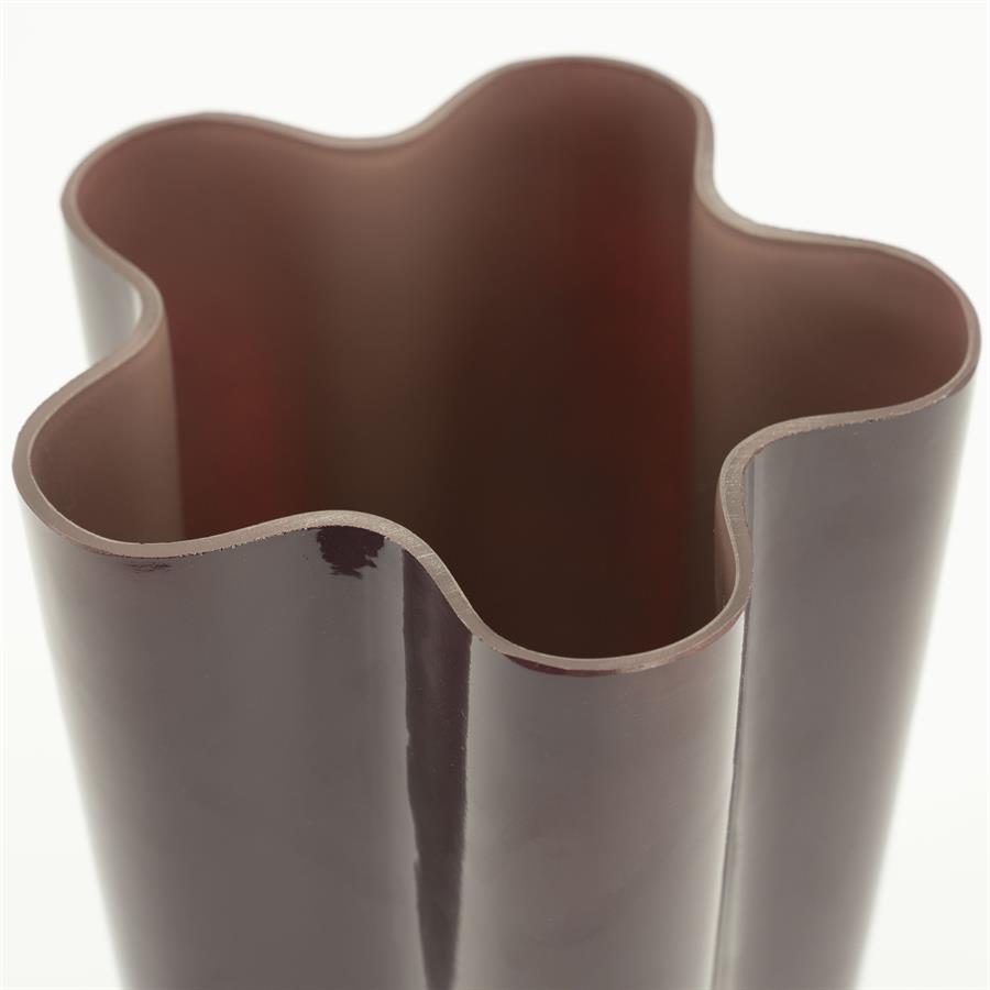 Vaas Flori plum | Bruin