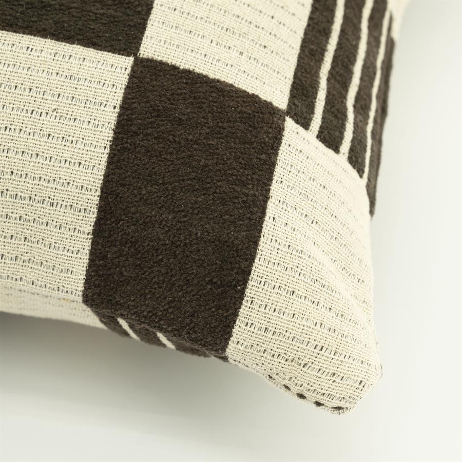 Woonkussen Twist 45×45 cm | Bruin
