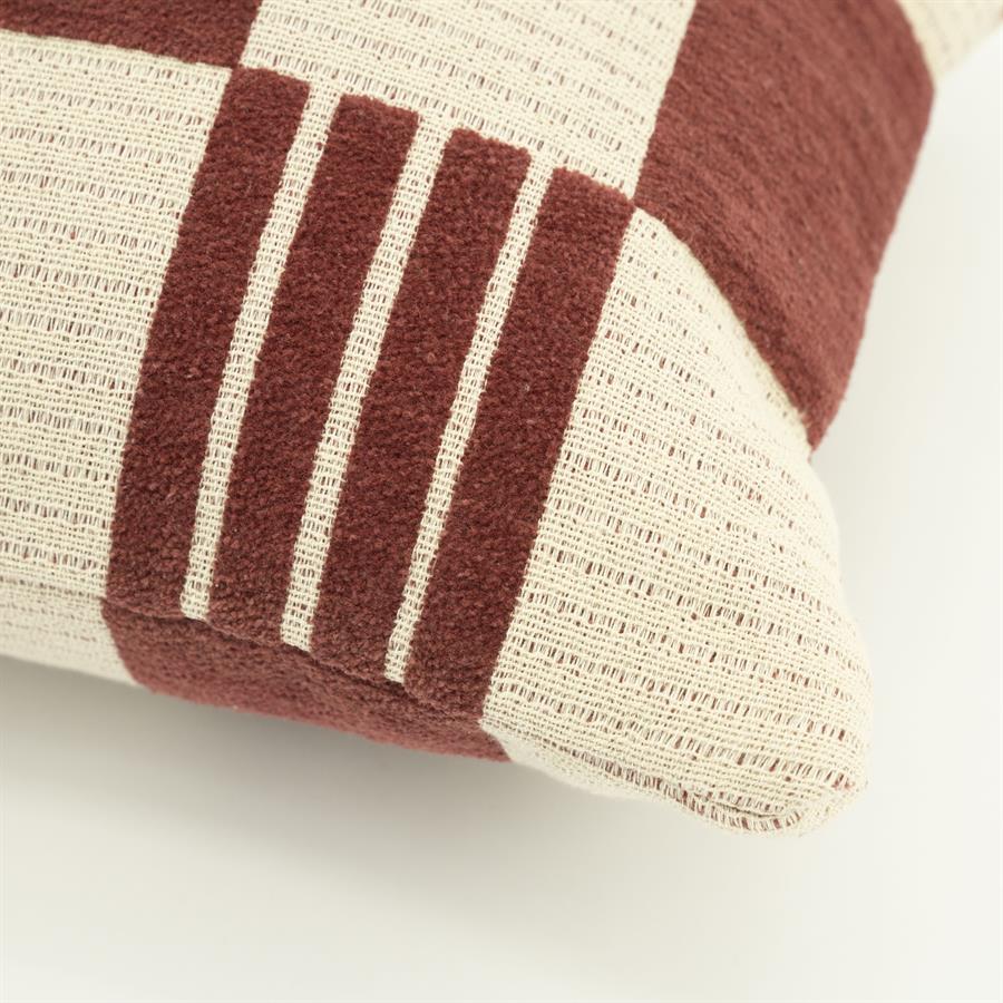 Woonkussen Twist 35×55 cm | Rood