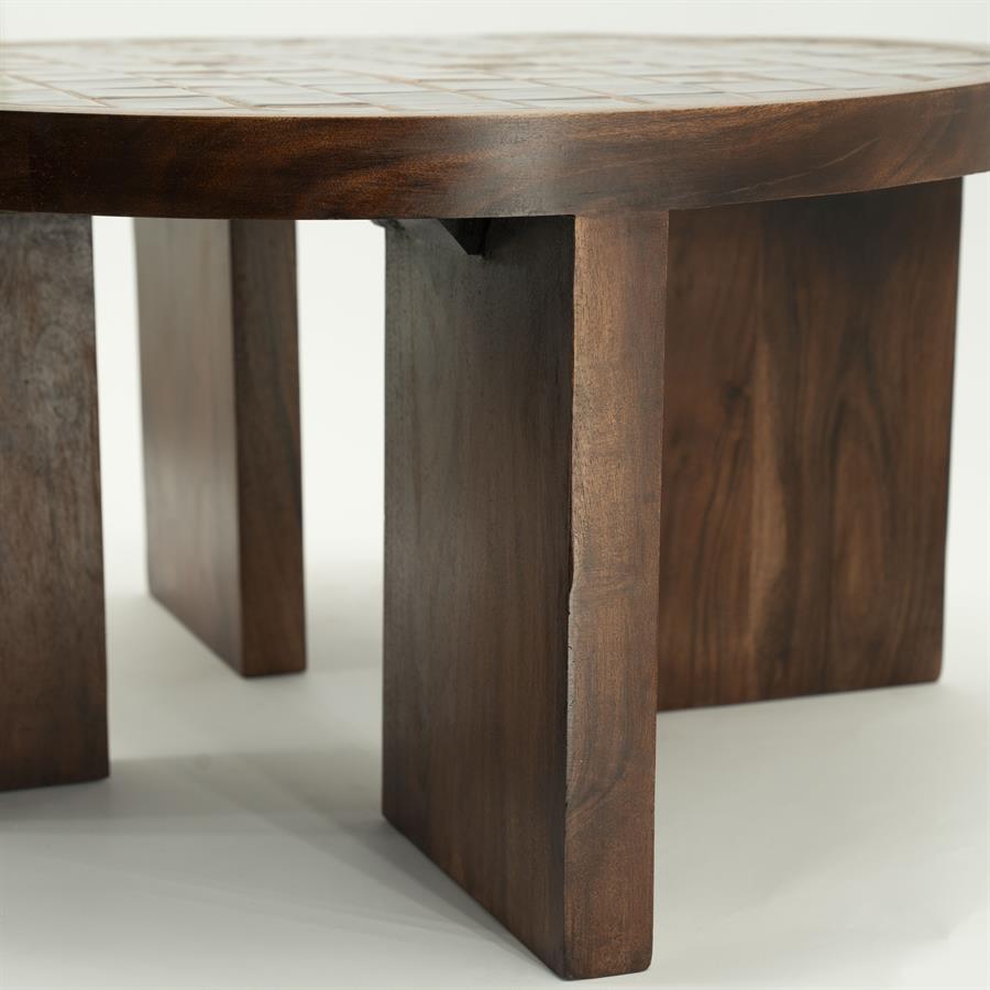 Salontafel TiledUp | Bruin