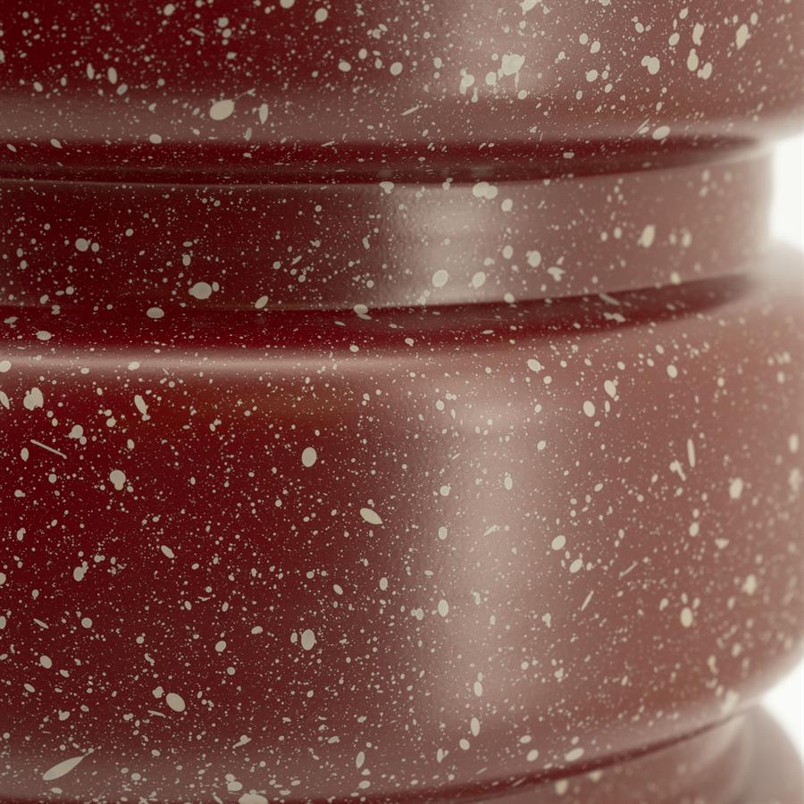 Bijzettafel Spatter | Rood