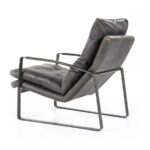 Fauteuil Lex vintage leer | Antraciet