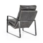 Fauteuil Lex vintage leer | Antraciet