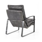 Fauteuil Lex vintage leer | Antraciet