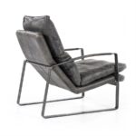 Fauteuil Lex vintage leer | Antraciet