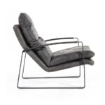 Fauteuil Lex vintage leer | Antraciet
