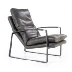 Fauteuil Lex vintage leer | Antraciet