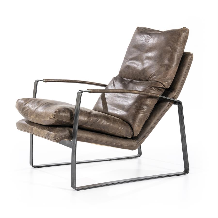 Fauteuil Lex vintage leer | Bruin