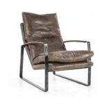 Fauteuil Lex vintage leer | Bruin