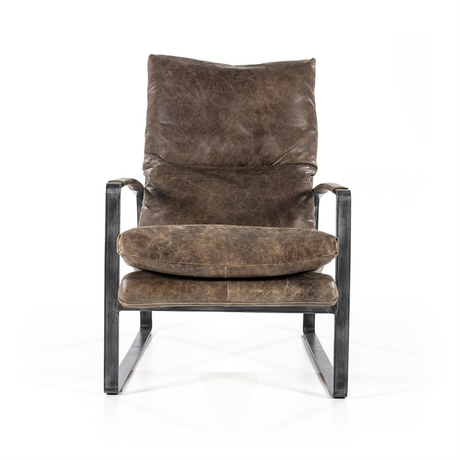 Fauteuil Lex vintage leer | Bruin
