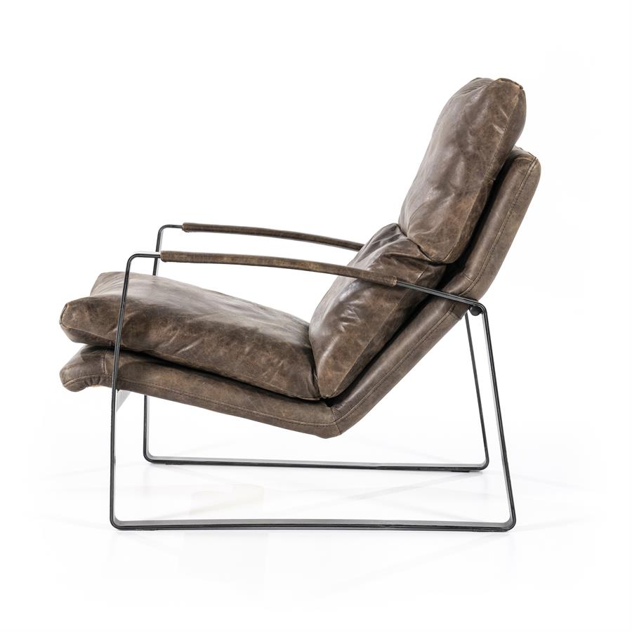 Fauteuil Lex vintage leer | Bruin