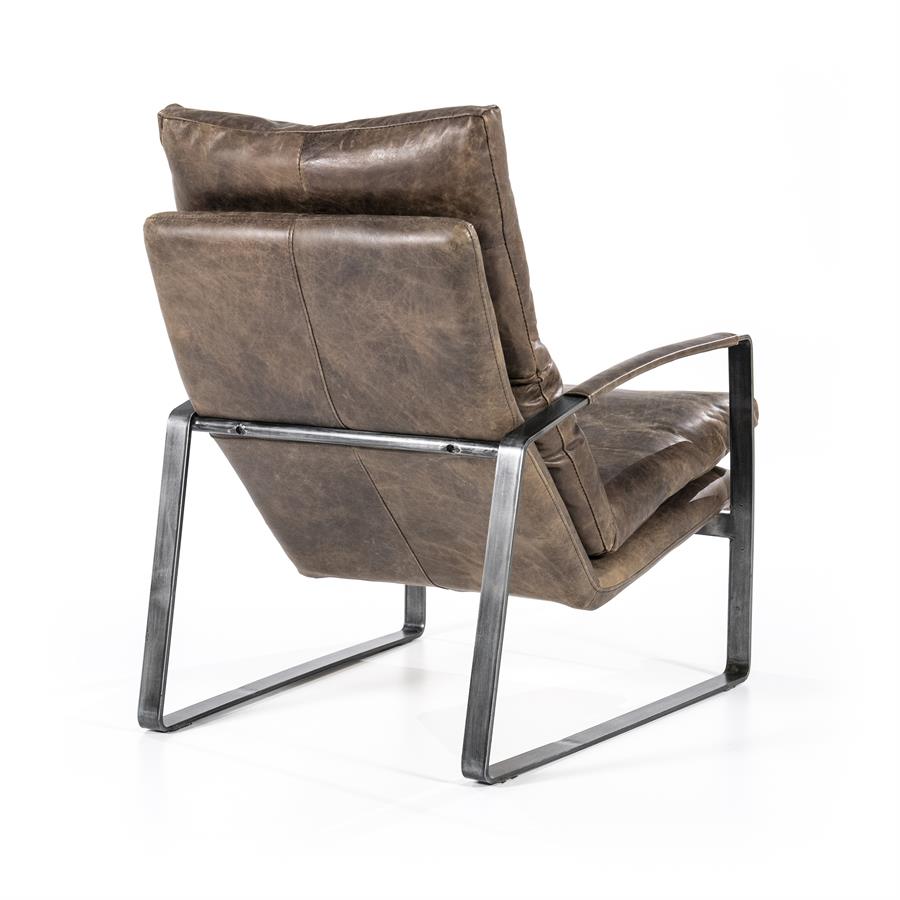 Fauteuil Lex vintage leer | Bruin