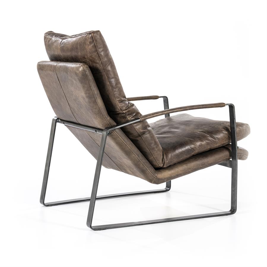 Fauteuil Lex vintage leer | Bruin