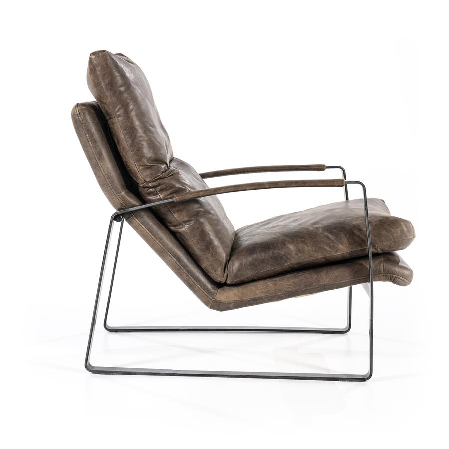 Fauteuil Lex vintage leer | Bruin