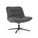 Fauteuil Danica | Antraciet