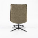 Fauteuil Marcus met voetenbank | Groen