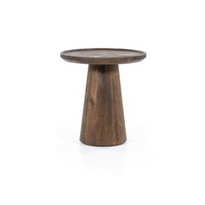 Bijzettafel Ron 46x49 | Bruin