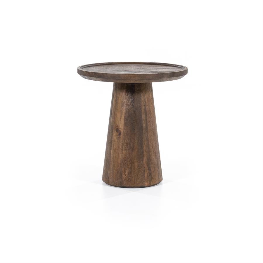 Bijzettafel Ron 46×49 | Bruin