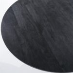 Eettafel Aron rond 130 | Zwart