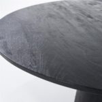 Eettafel Aron rond 130 | Zwart