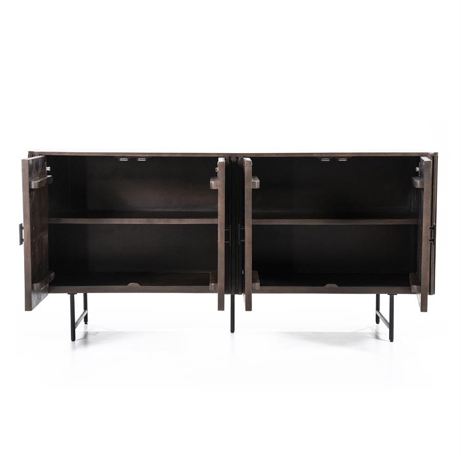 Dressoir Remi 4drs. bruin |