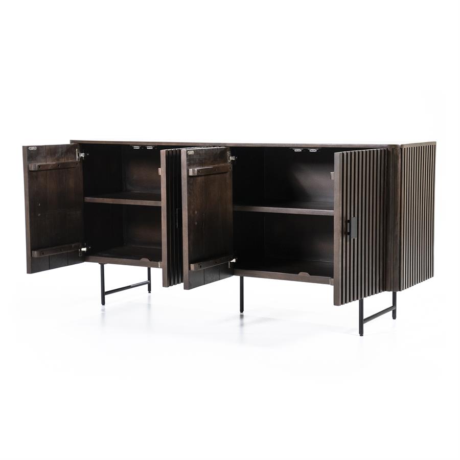 Dressoir Remi 4drs. bruin |