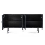 Dressoir Remi 4drs. | zwart