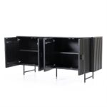 Dressoir Remi 4drs. | zwart