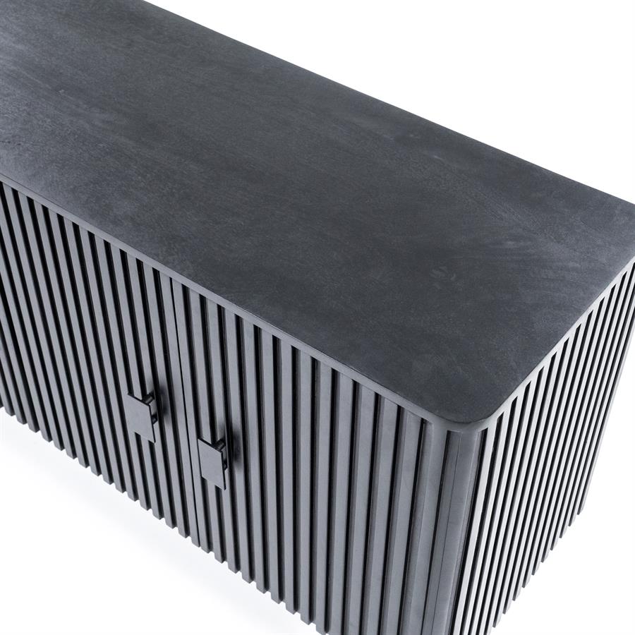 Dressoir Remi 4drs. | zwart