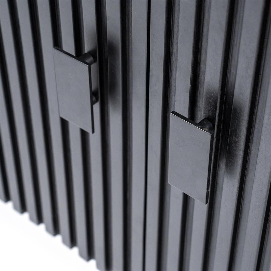 Dressoir Remi 4drs. | zwart
