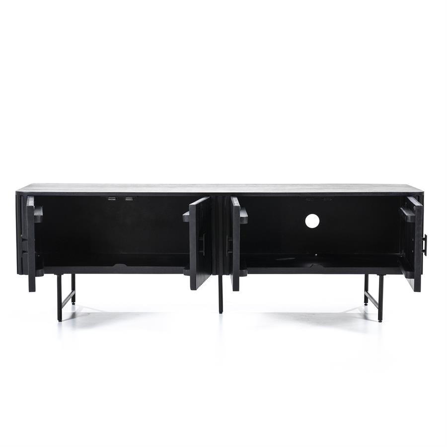 TV meubel Remi 4drs. | zwart