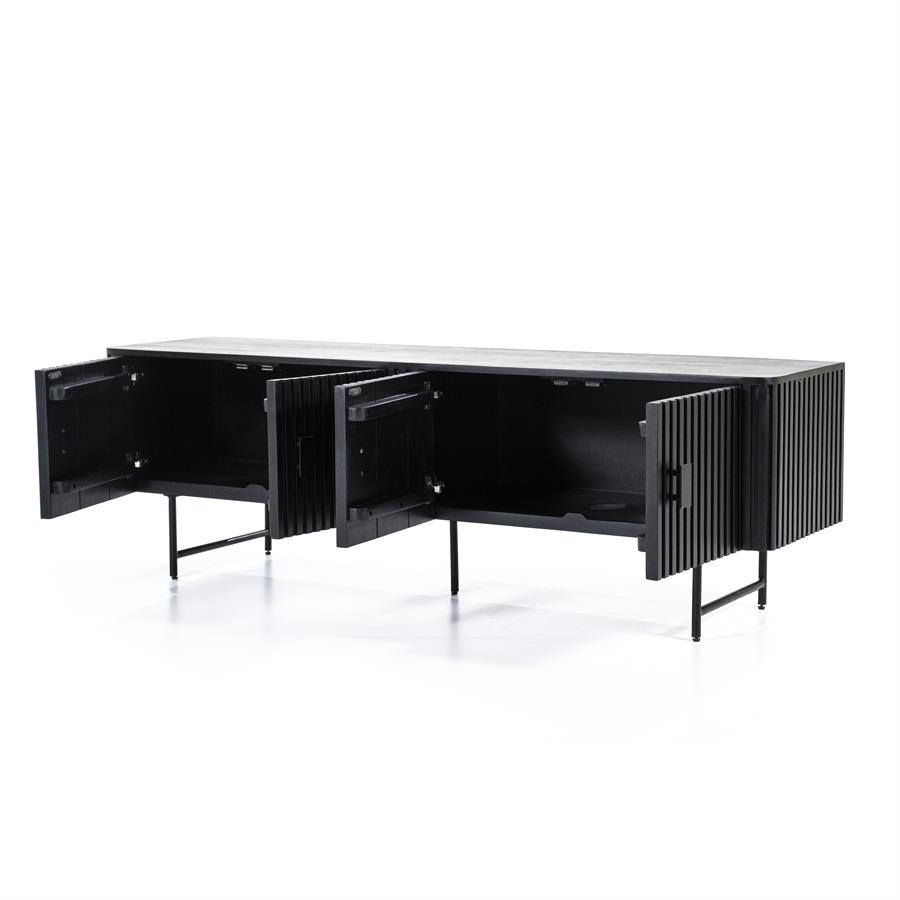 TV meubel Remi 4drs. | zwart