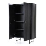 Wandkast Remi 2drs. | zwart