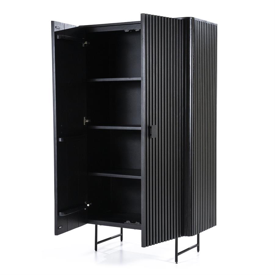 Wandkast Remi 2drs. | zwart